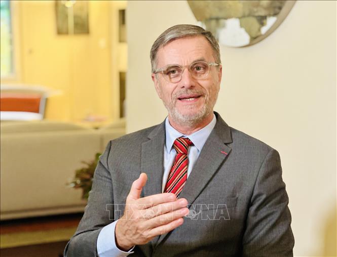 Đại sứ Olivier Brochet: Tiềm năng phát triển mạnh mẽ trong quan hệ Việt Nam - Pháp Chú thích ảnh