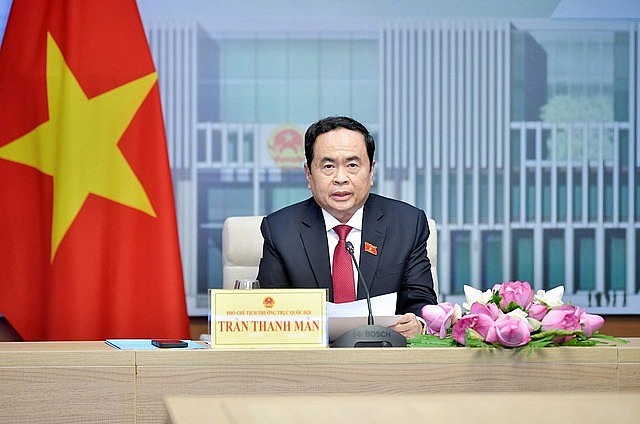 Chairman of the National Assembly Tran Thanh Man. Chairman of the National Assembly Tran Thanh Man.