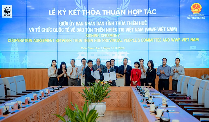 WWF Việt Nam - Thừa Thiên Huế hợp tác bảo tồn đa dạng sinh học và phát triển bền vững WWF Việt Nam - Thừa Thiên Huế hợp tác bảo tồn đa dạng sinh học và phát triển bền vững