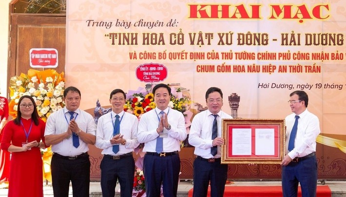 Công nhận Chum gốm hoa nâu Hiệp An thời Trần là bảo vật Quốc gia Công nhận Chum gốm hoa nâu Hiệp An thời Trần là bảo vật Quốc gia