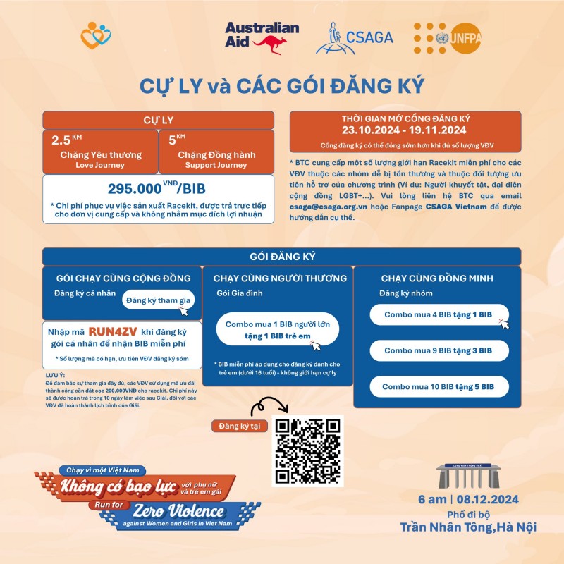 Giải chạy vì một Việt Nam không có bạo lực với phụ nữ và trẻ em gái Giải chạy vì một Việt Nam không có bạo lực với phụ nữ và trẻ em gái