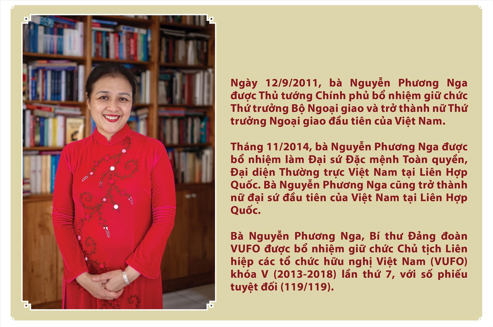 Đại sứ Nguyễn Phương Nga và câu chuyện đối ngoại nhân dân trong thời đại mới Đại sứ Nguyễn Phương Nga và câu chuyện đối ngoại nhân dân trong thời đại mới