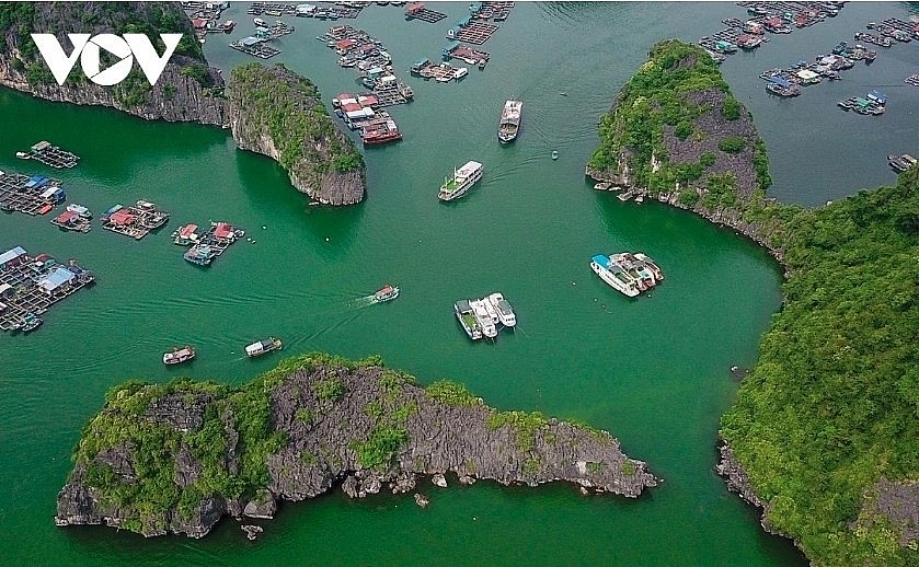 Ha Long Bay, a UNESCO World Heritage Site, is one of the most popular tourist destinations in Vietnam. Ha Long Bay, a UNESCO World Heritage Site, is one of the most popular tourist destinations in Vietnam.