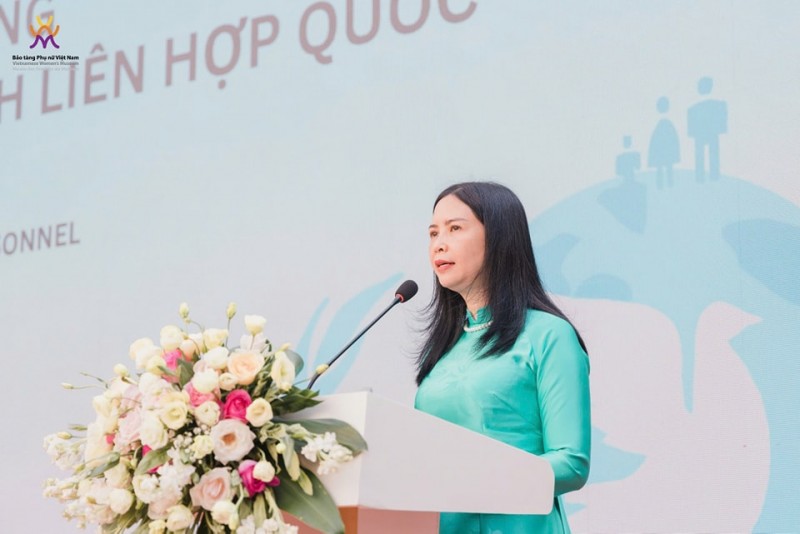 thay mặt Hội Liên hiệp Phụ nữ Việt Nam, Phó Chủ tịch Hội Trần Lan Phương chia sẻ thay mặt Hội Liên hiệp Phụ nữ Việt Nam, Phó Chủ tịch Hội Trần Lan Phương chia sẻ