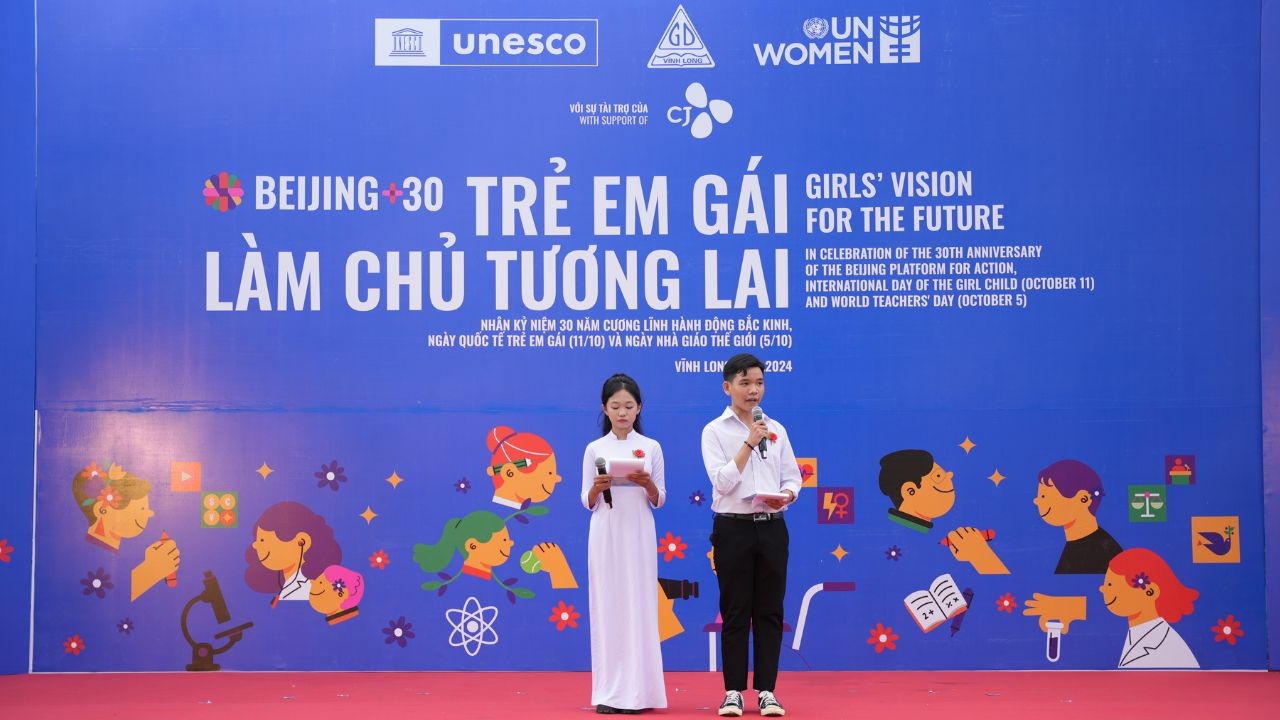 Celebrating Girls’ Vision for the Future in Vinh Long Celebrating Girls’ Vision for the Future in Vinh Long