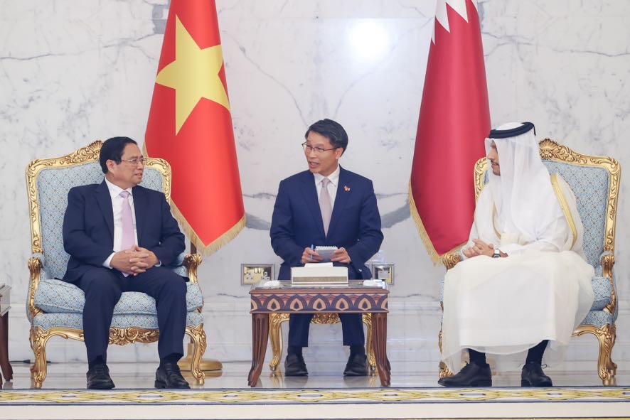 Thông cáo chung giữa Việt Nam và Qatar- Ảnh 2. Thông cáo chung giữa Việt Nam và Qatar- Ảnh 2.