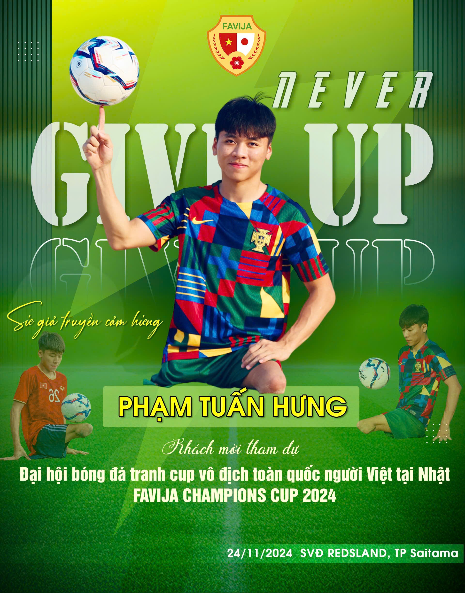 Sôi động trước thềm Đại hội bóng đá tranh cup vô địch toàn quốc người Việt tại Nhật “FAVIJA CHAMPIONS CUP 2024 Sôi động trước thềm Đại hội bóng đá tranh cup vô địch toàn quốc người Việt tại Nhật “FAVIJA CHAMPIONS CUP 2024