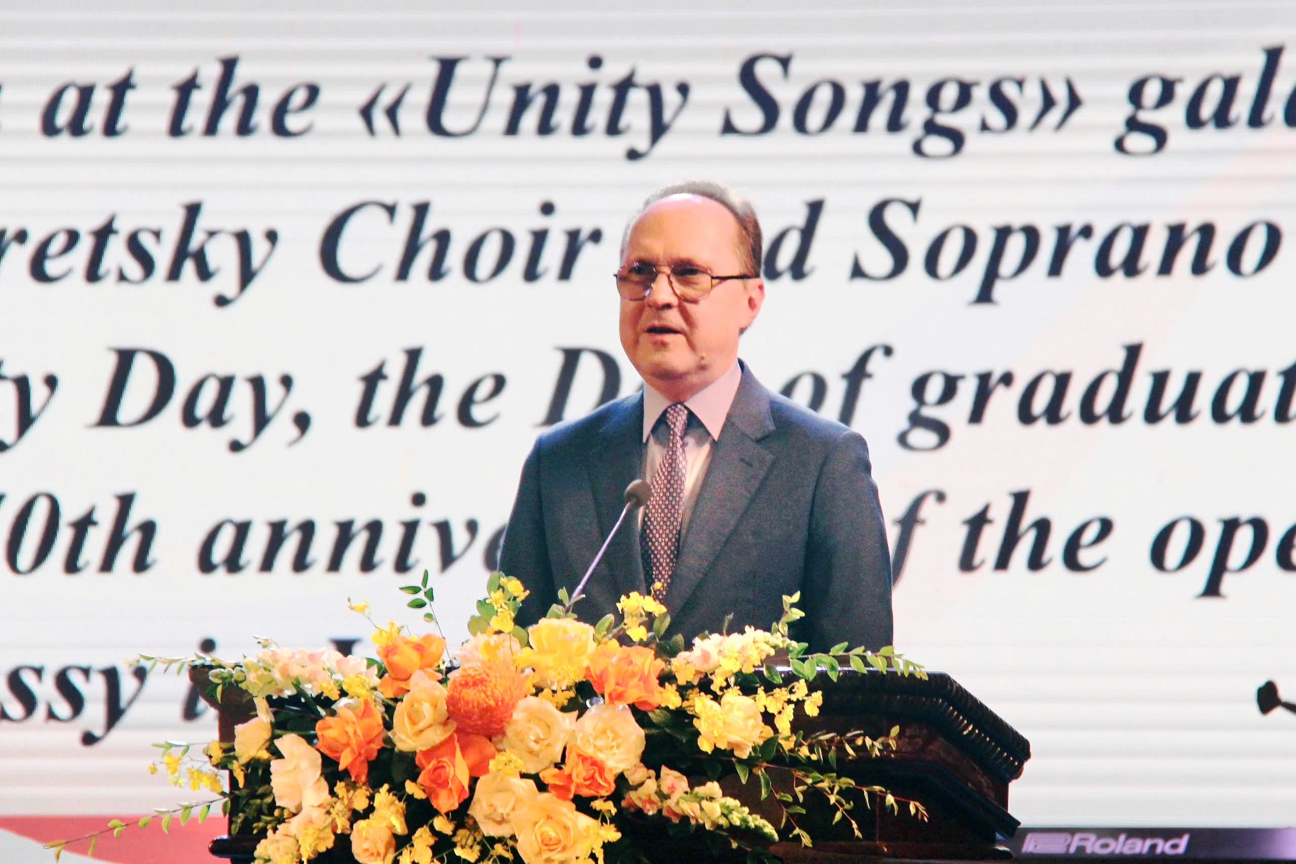 Đại sứ Nga tại Việt Nam Gennady Bezdetko phát biểu tại chương trình. (Ảnh: icd.gov.vn) Đại sứ Nga tại Việt Nam Gennady Bezdetko phát biểu tại chương trình. (Ảnh: icd.gov.vn)