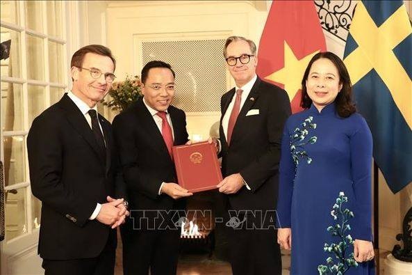 Vice State President Busy in Official Visit to Sweden