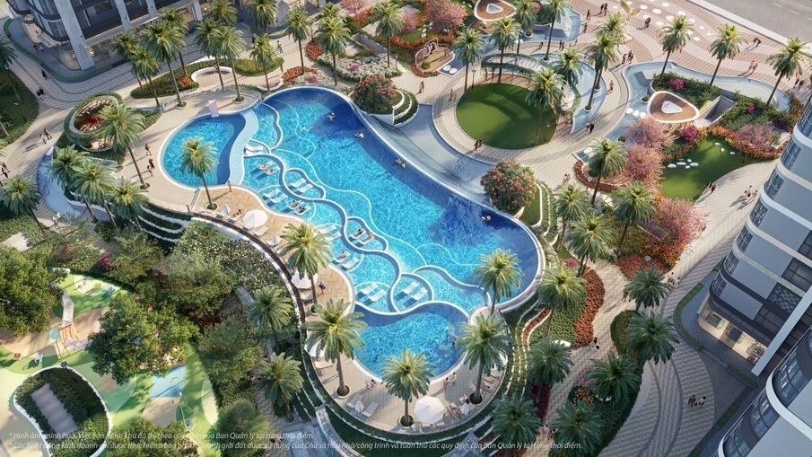 Hệ tiện ích nội khu của The Opus One mang phong cách resort sang trọng Hệ tiện ích nội khu của The Opus One mang phong cách resort sang trọng