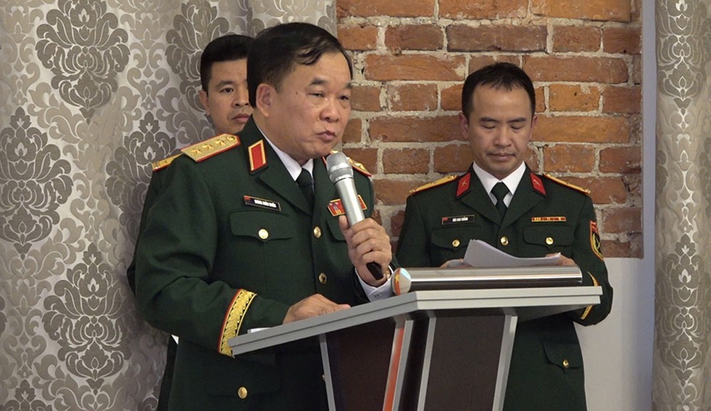 Thượng tướng Hoàng Xuân Chiến phát biểu tại cuộc gặp các cựu chiến binh Nga cùng thân nhân. (Ảnh: Bộ Quốc phòng) Thượng tướng Hoàng Xuân Chiến phát biểu tại cuộc gặp các cựu chiến binh Nga cùng thân nhân. (Ảnh: Bộ Quốc phòng)