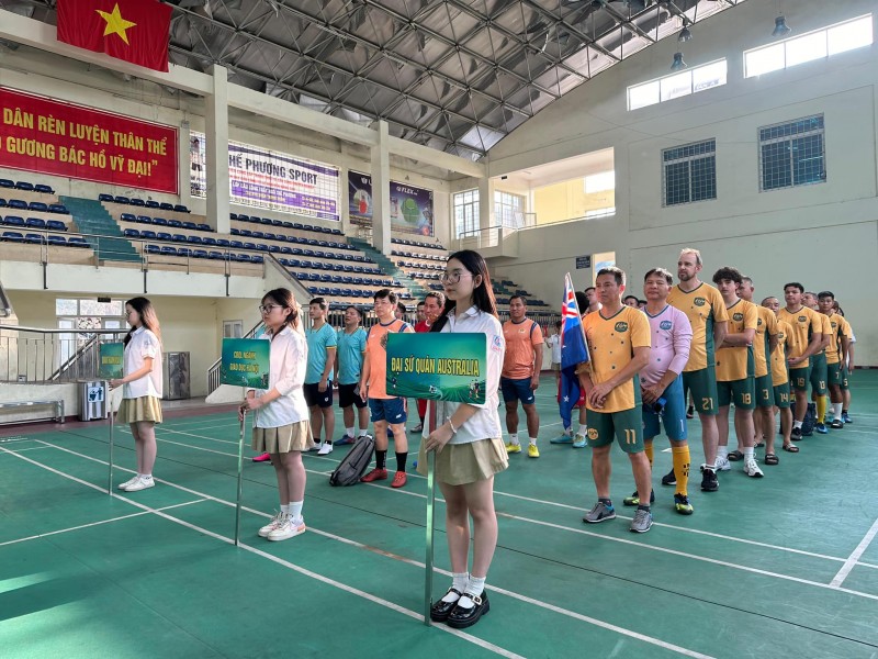 Giải bóng đá hữu nghị chào mừng 15 năm Đối tác Toàn diện Việt Nam - Australia Giải bóng đá hữu nghị chào mừng 15 năm Đối tác Toàn diện Việt Nam - Australia