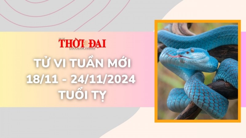 Tử vi tuần mới 18/11 đến 24/11/2024 tuổi Tỵ: Sức khỏe, tình duyên, công danh tài lộc Tử vi tuần mới 18/11 đến 24/11/2024 tuổi Tỵ: Sức khỏe, tình duyên, công danh tài lộc