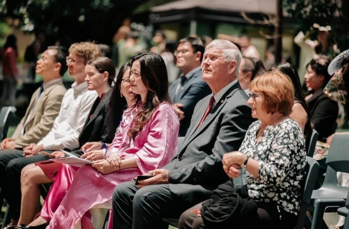 Guests including local government leaders and diplomatic corps attended the event. Guests including local government leaders and diplomatic corps attended the event.
