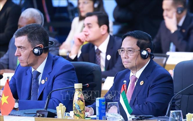 Hội nghị G20: Thủ tướng Phạm Minh Chính đề xuất 3 bảo đảm cho xóa đói nghèo toàn cầu Hội nghị G20: Thủ tướng Phạm Minh Chính đề xuất 3 bảo đảm cho xóa đói nghèo toàn cầu