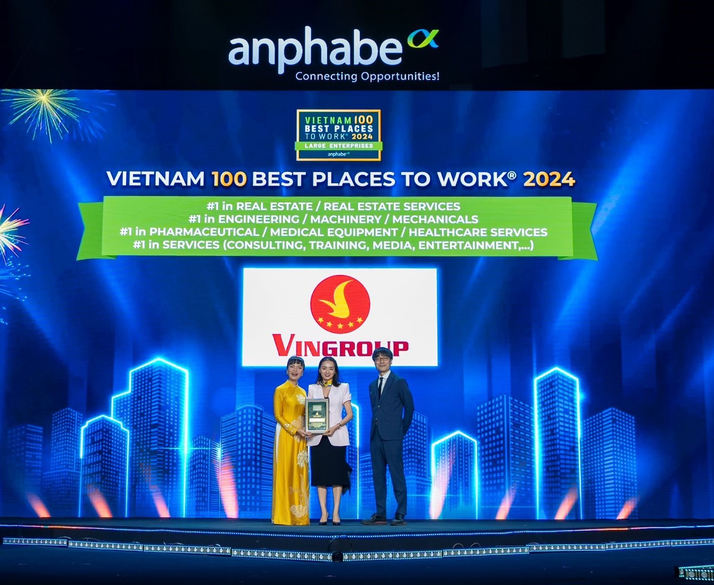 Vingroup thuộc top 10 nơi làm việc tốt nhất Việt Nam năm 2024 Vingroup thuộc top 10 nơi làm việc tốt nhất Việt Nam năm 2024
