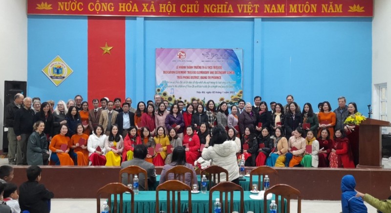 Một trường học ở huyện Triệu Phong (Quảng Trị) có thêm không gian học tập do DOVE Fund tài trợ Một trường học ở huyện Triệu Phong (Quảng Trị) có thêm không gian học tập do DOVE Fund tài trợ