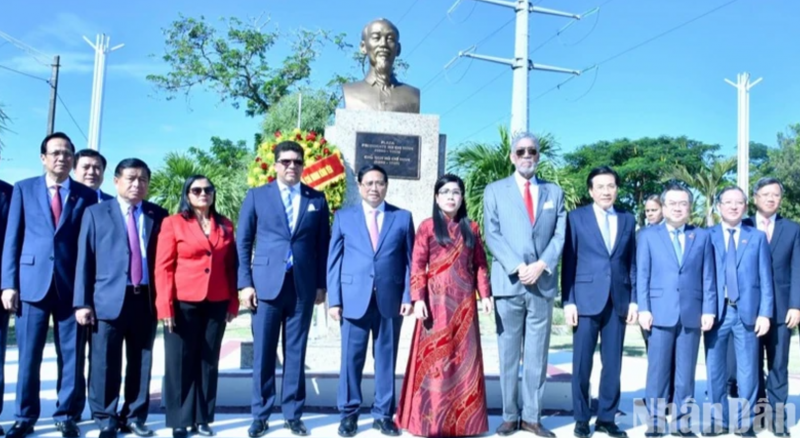Thủ tướng Phạm Minh Chính dự lễ khánh thành tôn tạo Tượng đài Chủ tịch Hồ Chí Minh tại Thủ đô Santo Domingo Thủ tướng Phạm Minh Chính dự lễ khánh thành tôn tạo Tượng đài Chủ tịch Hồ Chí Minh tại Thủ đô Santo Domingo