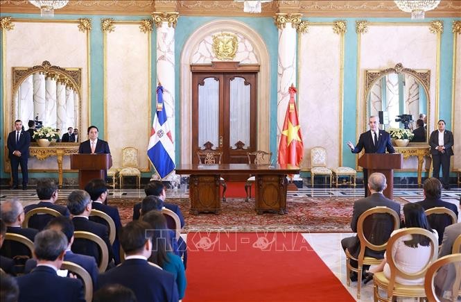 Tuyên bố chung giữa Thủ tướng Việt Nam và Tổng thống Cộng hòa Dominicana Tuyên bố chung giữa Thủ tướng Việt Nam và Tổng thống Cộng hòa Dominicana