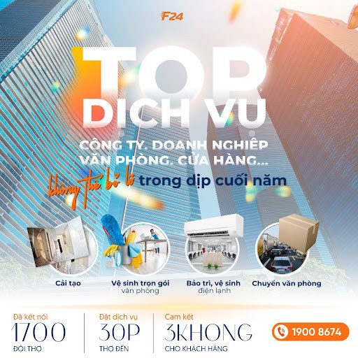 F24 Vietnam - Hệ sinh thái cung cấp đa dạng dịch vụ tiện ích nhà ở và đời sống hiện nay F24 Vietnam - Hệ sinh thái cung cấp đa dạng dịch vụ tiện ích nhà ở và đời sống hiện nay