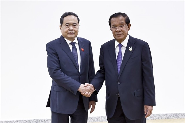 National Assembly Chairman Trần Thanh Mẫn meets with President of the Cambodian People's Party and President of the Cambodian Senate Samdech Techo Hun Sen National Assembly Chairman Trần Thanh Mẫn meets with President of the Cambodian People's Party and President of the Cambodian Senate Samdech Techo Hun Sen