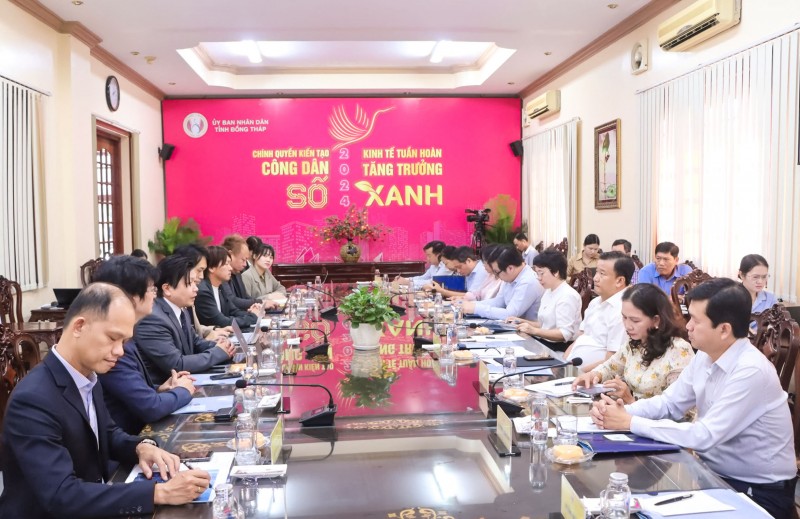 Tập đoàn Hirosawa (Nhật Bản) mong muốn hợp tác thu hút lao động tại Đồng Tháp Tập đoàn Hirosawa (Nhật Bản) mong muốn hợp tác thu hút lao động tại Đồng Tháp