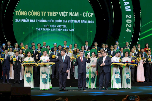 Tổng công ty Thép Việt Nam - CTCP (VNSTEEL) “Thép cuộn VNSTEEL, Thép thanh vằn THÉP MIỀN NAM /V/” và Thép thanh vằn Việt Úc được vinh danh Thương hiệu Quốc gia năm 2024 Tổng công ty Thép Việt Nam - CTCP (VNSTEEL) “Thép cuộn VNSTEEL, Thép thanh vằn THÉP MIỀN NAM /V/” và Thép thanh vằn Việt Úc được vinh danh Thương hiệu Quốc gia năm 2024