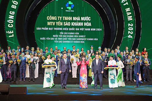 Công ty Yến sào Khánh Hoà đạt chứng nhận Thương hiệu Quốc gia 2024