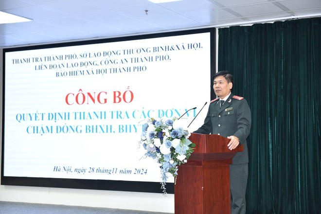 Phó Chánh thanh tra TP Hà Nội Nguyễn Trọng Hòa phát biểu tại hội nghị (Ảnh: T.L). Phó Chánh thanh tra TP Hà Nội Nguyễn Trọng Hòa phát biểu tại hội nghị (Ảnh: T.L).