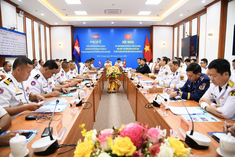 Hội nghị rút kinh nghiệm lần thứ 34 về hoạt động tuần tra chung lần thứ 75 và 76 giữa hải quân Việt Nam và Campuchia. Hội nghị rút kinh nghiệm lần thứ 34 về hoạt động tuần tra chung lần thứ 75 và 76 giữa hải quân Việt Nam và Campuchia.