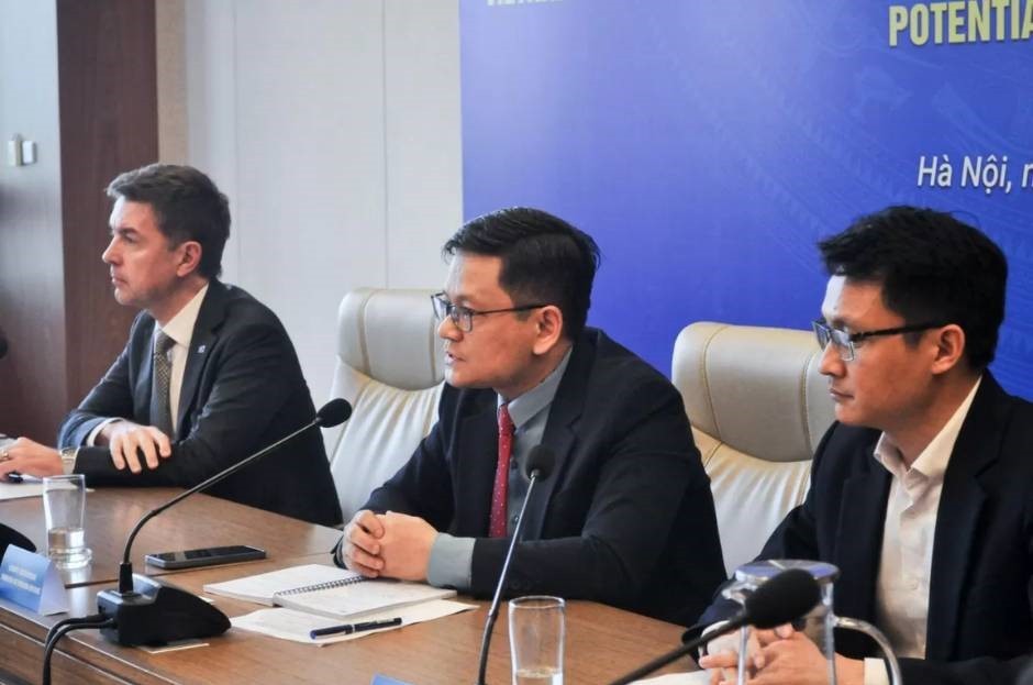 Director of the European Department Bui Ha Nam delivered the opening speech. (Photo: Pham Hien) Director of the European Department Bui Ha Nam delivered the opening speech. (Photo: Pham Hien)