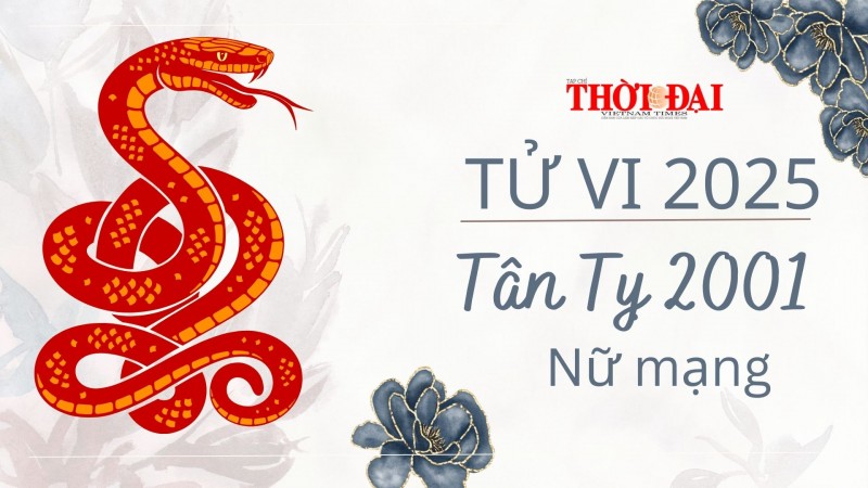 Tử vi năm 2025 tuổi Tân Tỵ 2001 nữ mạng: Chịu tác động của cục diện tử vi xấu, nhưng may mắn có phước tinh chiếu mệnh Tử vi năm 2025 tuổi Tân Tỵ 2001 nữ mạng: Chịu tác động của cục diện tử vi xấu, nhưng may mắn có phước tinh chiếu mệnh