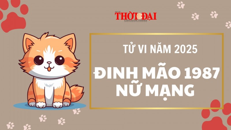 Tử vi năm 2025 tuổi Đinh Mão 1987 nữ mạng: Năm đầu tam tai tốt xấu đan xen Tử vi năm 2025 tuổi Đinh Mão 1987 nữ mạng: Năm đầu tam tai tốt xấu đan xen