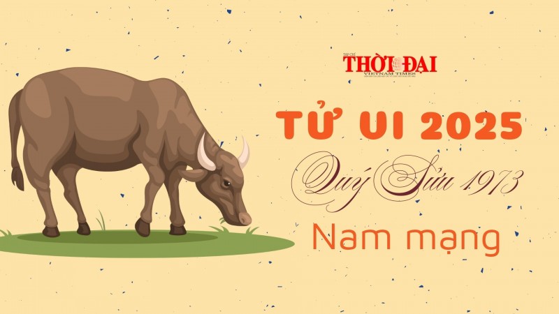 Tử vi năm 2025 tuổi Quý Sửu 1973 nam mạng: Gặp nhiều cơ hội tốt phát triển sự nghiệp Tử vi năm 2025 tuổi Quý Sửu 1973 nam mạng: Gặp nhiều cơ hội tốt phát triển sự nghiệp