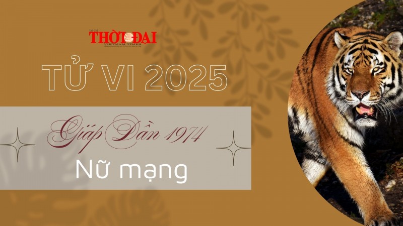 Tử vi năm 2025 tuổi Giáp Dần 1974 nữ mạng: Công danh sự nghiệp, sức khỏe, tình duyên Tử vi năm 2025 tuổi Giáp Dần 1974 nữ mạng: Công danh sự nghiệp, sức khỏe, tình duyên