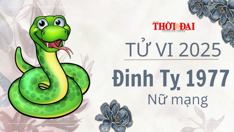 Tử vi năm 2025 tuổi Đinh Tỵ 1977 nữ mạng: Năm tuổi đối mặt với Trực Thái Tuế Tử vi năm 2025 tuổi Đinh Tỵ 1977 nữ mạng: Năm tuổi đối mặt với Trực Thái Tuế