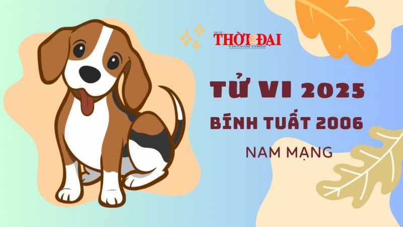 Tử vi năm 2025 tuổi Bính Tuất 2006 nam mạng: Nhiều cơ hội tốt và thay đổi tích cực Tử vi năm 2025 tuổi Bính Tuất 2006 nam mạng: Nhiều cơ hội tốt và thay đổi tích cực