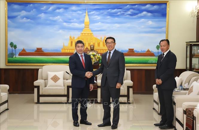 Góp phần vun đắp quan hệ hữu nghị, đoàn kết đặc biệt Việt Nam - Lào Chú thích ảnh