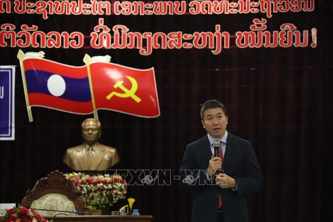 Góp phần vun đắp quan hệ hữu nghị, đoàn kết đặc biệt Việt Nam - Lào Chú thích ảnh
