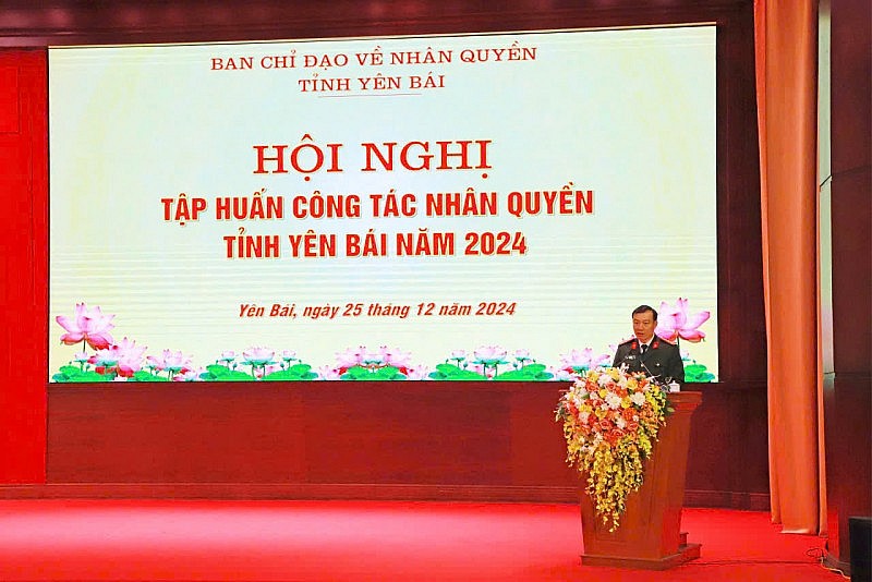 Yên Bái tổ chức Hội nghị tập huấn công tác Nhân quyền cấp cơ sở Yên Bái tổ chức Hội nghị tập huấn công tác Nhân quyền cấp cơ sở