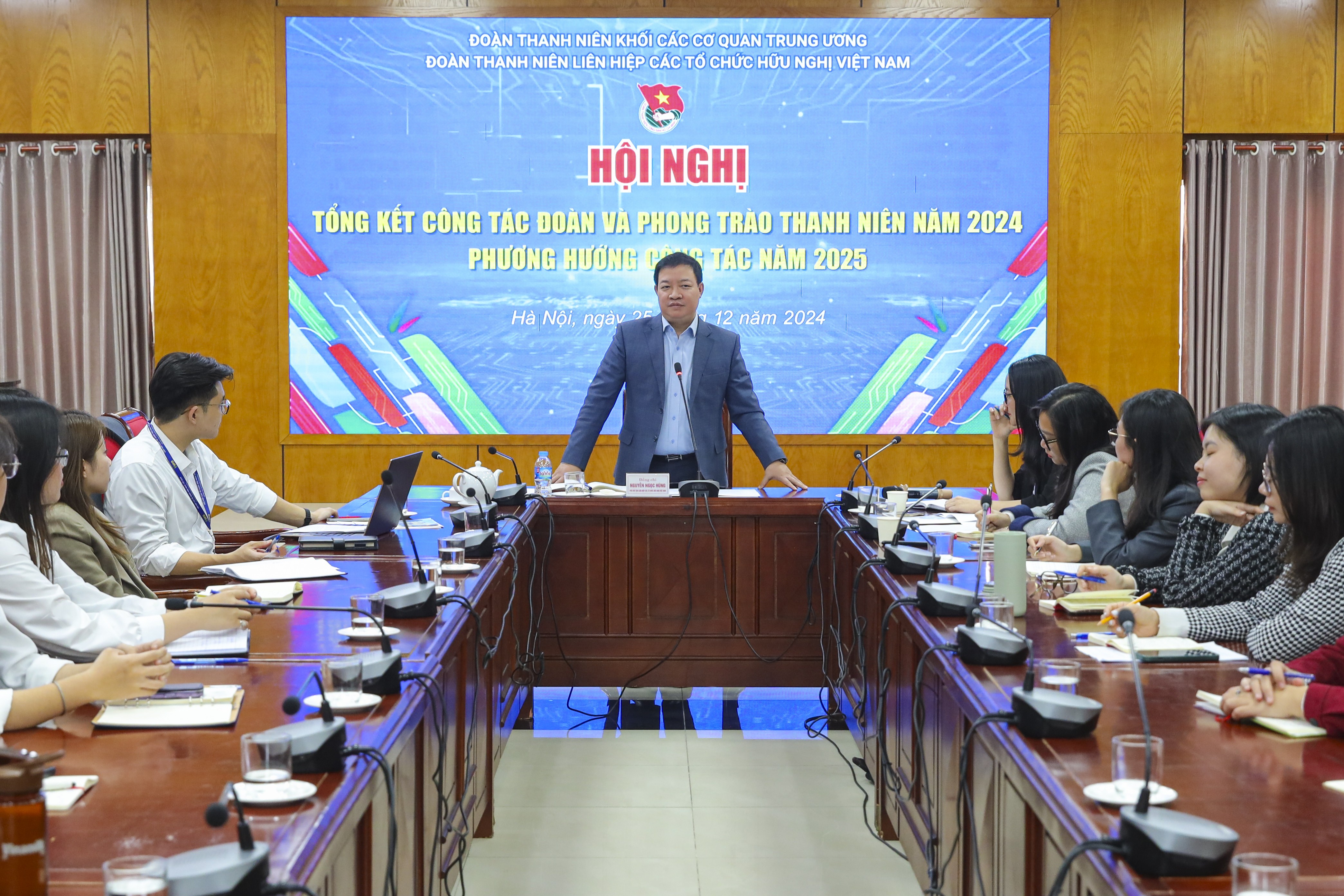 Đoàn Thanh niên Liên hiệp các tổ chức hữu nghị Việt Nam tổng kết công tác Đoàn và Phong trào thanh niên năm 2024 Đoàn Thanh niên Liên hiệp các tổ chức hữu nghị Việt Nam tổng kết công tác Đoàn và Phong trào thanh niên năm 2024