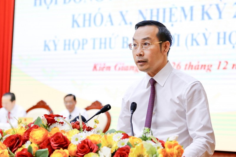 Ông Nguyễn Thanh Nhàn được bầu giữ chức Chủ tịch UBND tỉnh Kiên Giang Ông Nguyễn Thanh Nhàn được bầu giữ chức Chủ tịch UBND tỉnh Kiên Giang