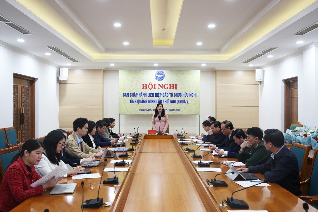 Hội nghị BCH Liên hiệp các tổ chức hữu nghị tỉnh Quảng Ninh lần thứ tám, khoá V, nhiệm kỳ 2020 - 2025 Hội nghị BCH Liên hiệp các tổ chức hữu nghị tỉnh Quảng Ninh lần thứ tám, khoá V, nhiệm kỳ 2020 - 2025