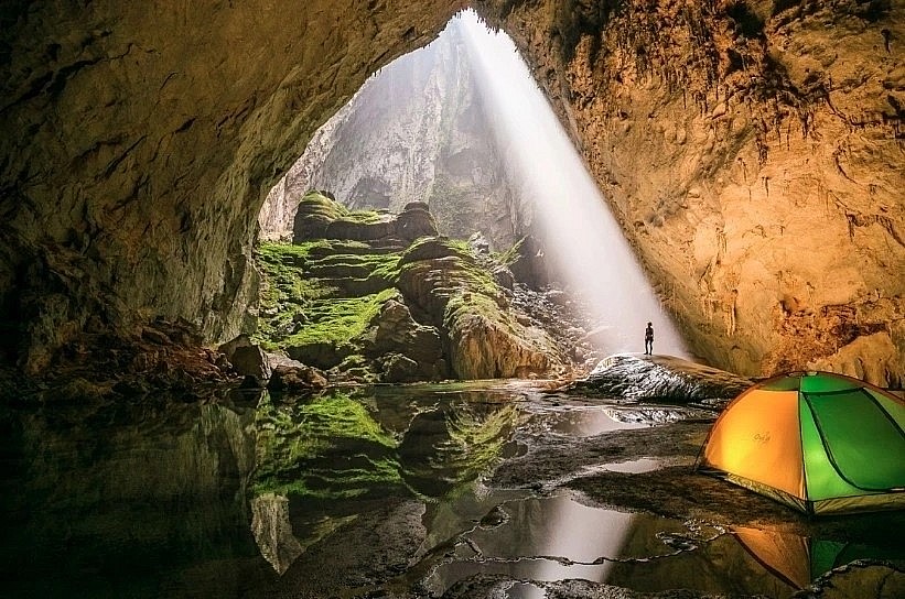 Son Doong cave in the central province of Quang Binh is a top destination for adventure lovers. Son Doong cave in the central province of Quang Binh is a top destination for adventure lovers.