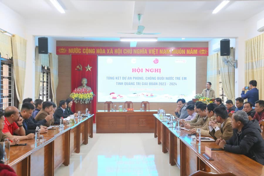 The conference aimed to evaluate the activities of the project on preventing child drowning in Quang Tri province for the 2023-2024 period and to develop an operational orientation for 2025. The conference aimed to evaluate the activities of the project on preventing child drowning in Quang Tri province for the 2023-2024 period and to develop an operational orientation for 2025.