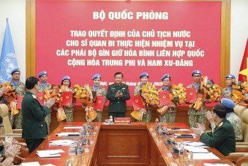 8 sĩ quan quân đội nhận nhiệm vụ gìn giữ hòa bình Liên hợp quốc