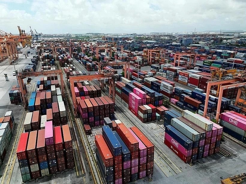 A container warehouse at Tan Vu port in Hai Phong city (Photo: VNA) A container warehouse at Tan Vu port in Hai Phong city (Photo: VNA)