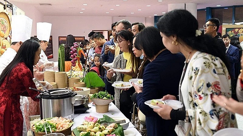Vietnamese dishes introduced at the Vietnamese Day in Saudi Arabia 2024 (Photo: nhandan.vn) Vietnamese dishes introduced at the Vietnamese Day in Saudi Arabia 2024 (Photo: nhandan.vn)