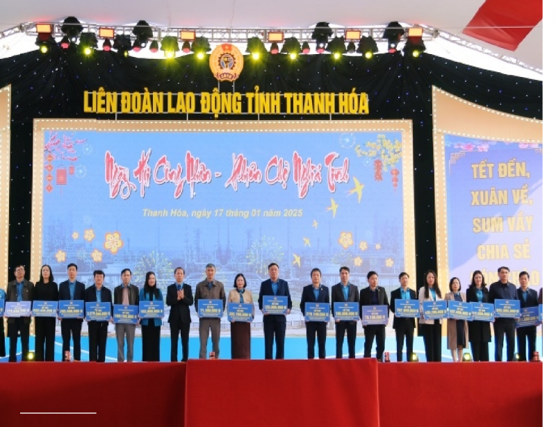 “Ngày hội Công nhân - Phiên chợ nghĩa tình” hoạt động ý nghĩa dành cho đoàn viên, người lao động tại Thanh Hóa “Ngày hội Công nhân - Phiên chợ nghĩa tình” hoạt động ý nghĩa dành cho đoàn viên, người lao động tại Thanh Hóa