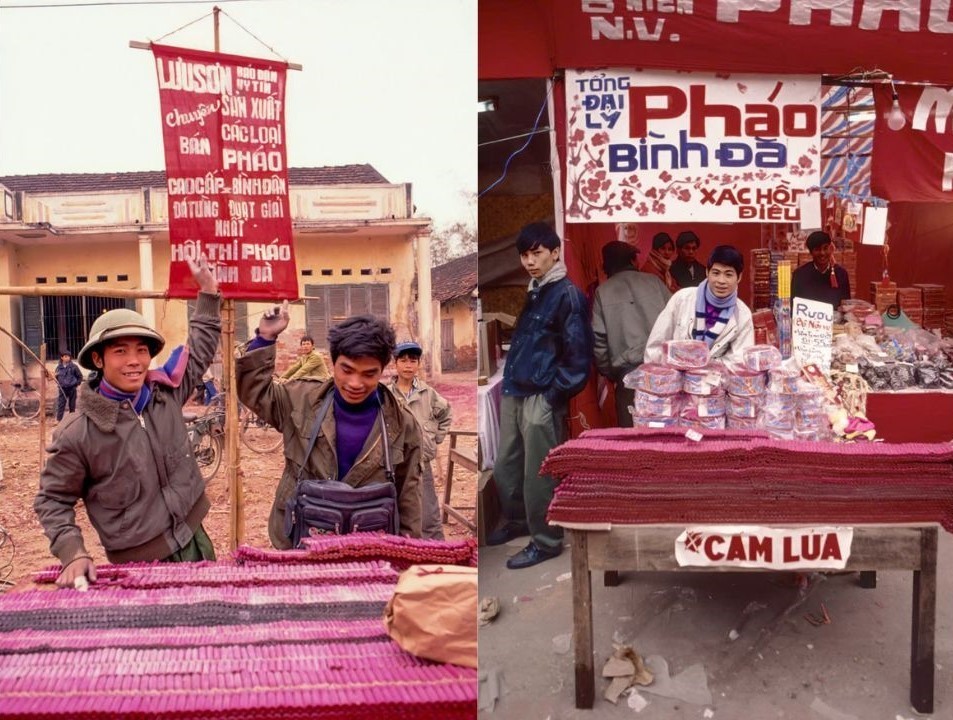 Chợ pháo Bình Đà năm 1993. (Ảnh: Andy Soloman) Chợ pháo Bình Đà năm 1993. (Ảnh: Andy Soloman)